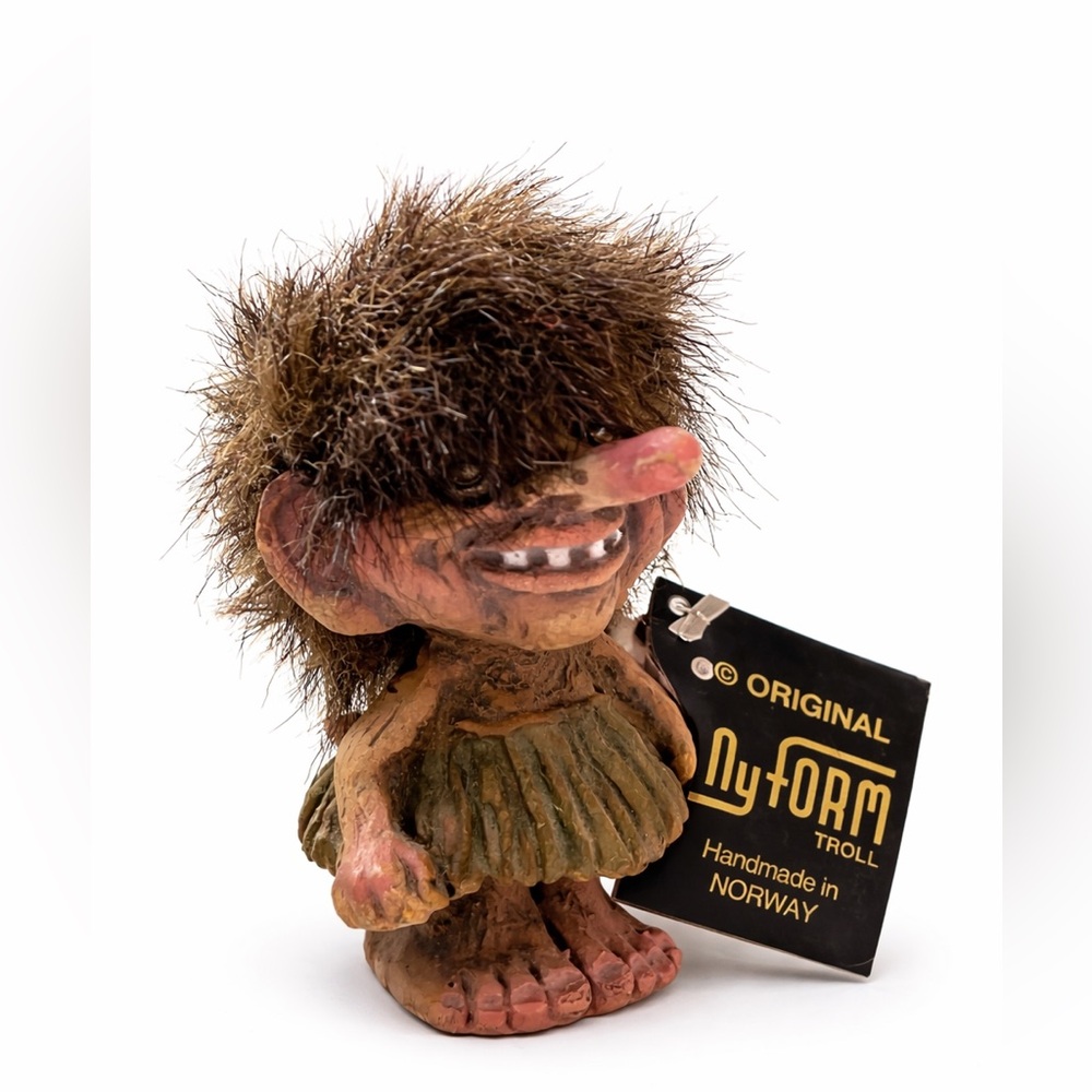 Original NyForm Troll Handmade in Norway Vintage Scandinavian Collectible